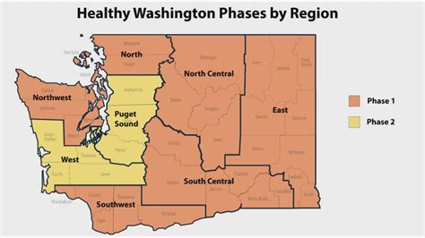 Washington State Regions Map - Black Sea Map