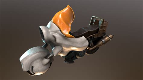 ArtStation - Sci-fi Bike Concept, Model, and Texture