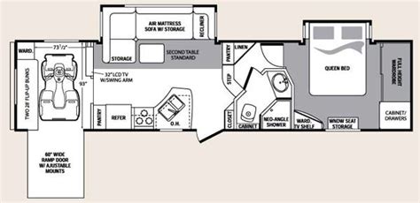 2007 Keystone Cougar 5Th Wheel Floor Plans - floorplans.click