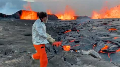 Lava Samples Collected After Eruption | WeatherBug