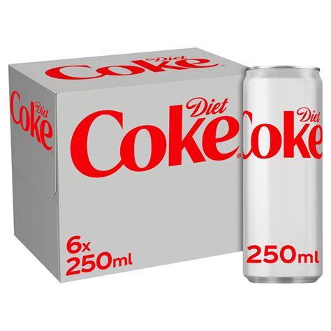 Diet Coke 6 x 250ml | Zoom