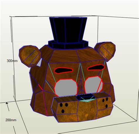 freddy fazbear mask again by alonso76 on DeviantArt