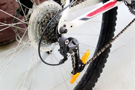 Sports bike rear wheel hub stock photo. Image of gear - 171241084