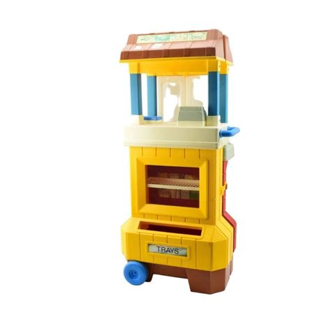 Vintage (1989) Fisher Price McDonald’s Drive Thru Playset on wheels with accessories. in 2021 ...