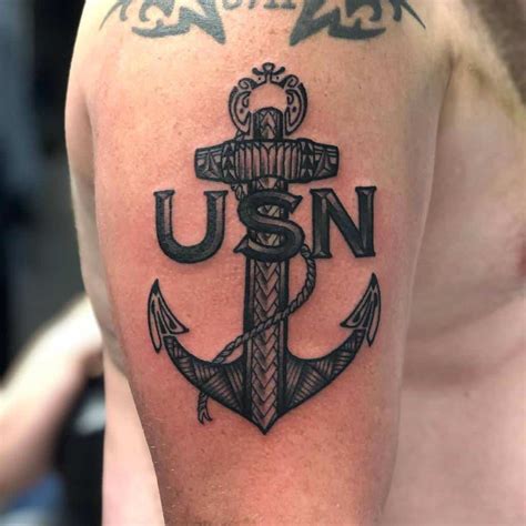 Top 51+ Best Navy Anchor Tattoo Ideas - [2021 Inspiration Guide]