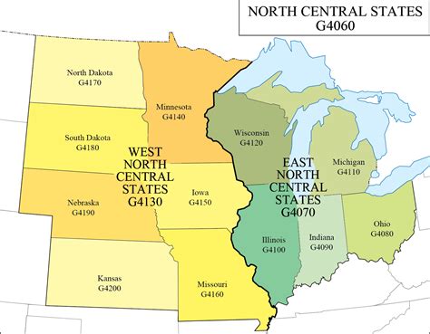 LC G Schedule Map 9: North Central States – Western Association of Map ...