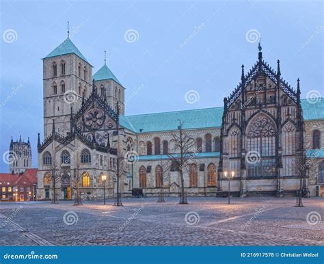 Medieval Munster Cathedral or St -Paulus-Dom in in Munster, Germany Stock Photo - Image of ...