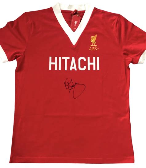 Kenny Dalglish Autographed Liverpool 78 retro shirt