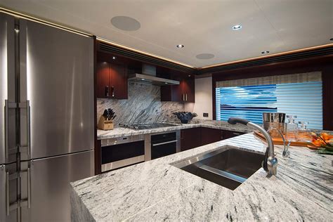 Yacht Inside Kitchen