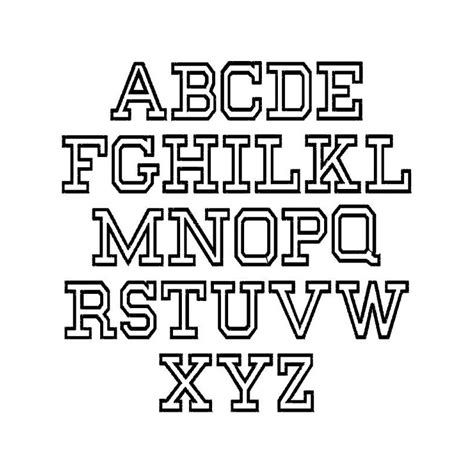 Varsity Outline BX Font