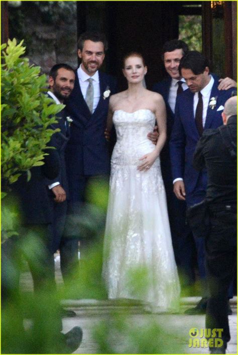 Jessica Chastain's Wedding Photos Revealed - See Her Dress!: Photo ...