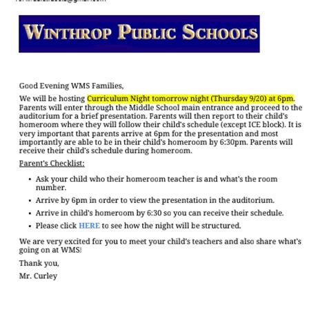 Winthrop Middle School PTO - Middle School - 97 Photos | Facebook