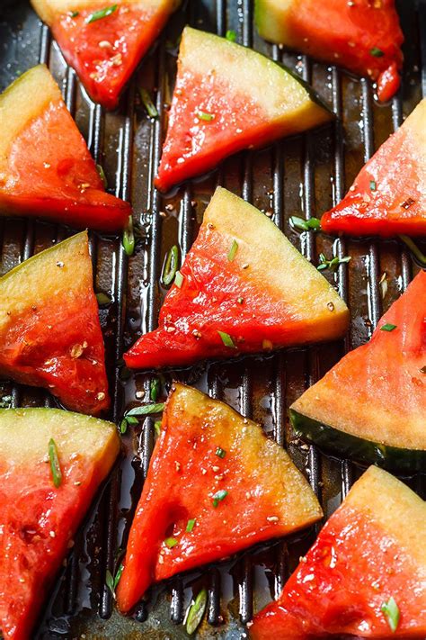 Grilled Watermelon Recipe with Honey Balsamic Glaze — Eatwell101