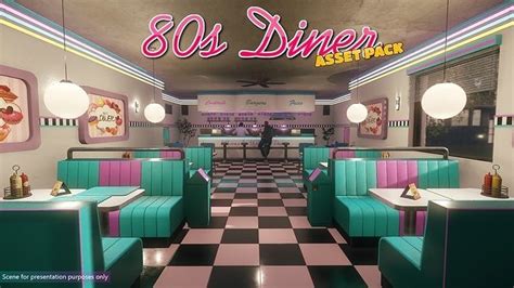 3D model Low-Poly 80s Diner Pack VR / AR / low-poly | CGTrader