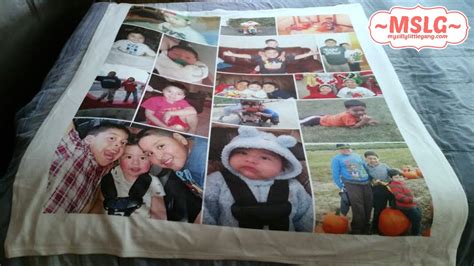 Custom Fleece Photo Blanket Giveaway - My Silly Little Gang