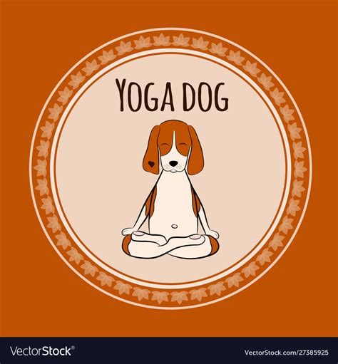 Image a cartoon funny dog beagle sitting Vector Image