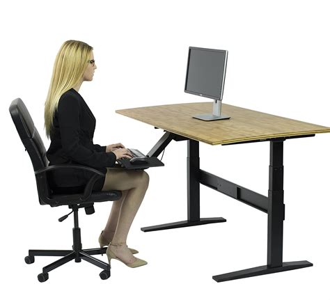 KT2 Ergonomic Under-Desk Adjustable Height Angle Sit to Stand Up ...