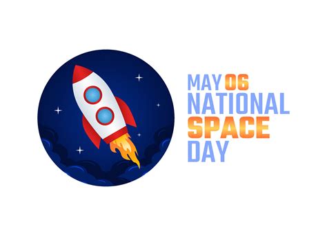 vector graphic of national space day good for national space day ...