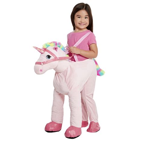 Toddler Pink Unicorn Ride On One Size Halloween Dress Up / Role Play Costume - Walmart.com