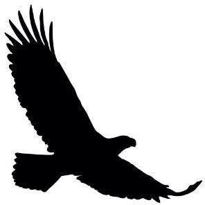 Flyvende ørn | Animal silhouette, Landscape tattoo, Eagle