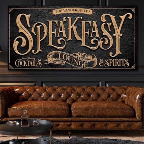 Speakeasy Lounge Sign|Bar Wall Decor|Large Rustic Wall Art|Lounge Sign in 2022 | Bar wall decor ...