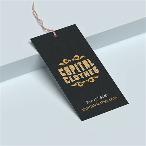 Custom texture paper hang tags for clothing, gold foil texture hang tag, custom texture hang ...