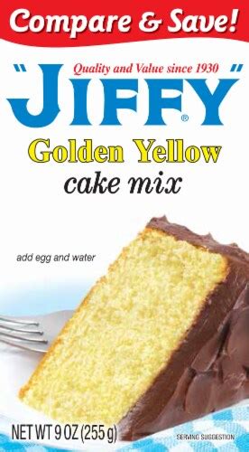 Jiffy Golden Yellow Cake Mix, 9 oz - Kroger