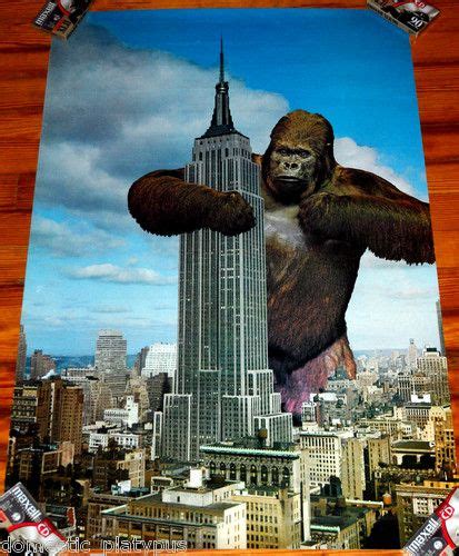 Rare Original Vintage KING KONG Empire State Building POSTER 1970/1980s NEW YORK | King kong ...