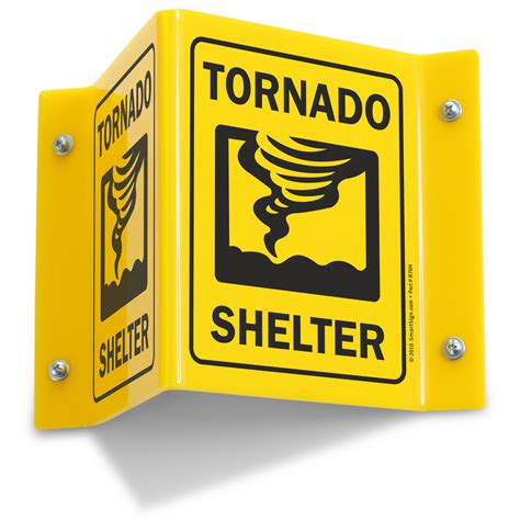 Tornado Shelter Projecting Sign, SKU: S2-1769