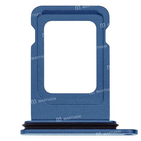 Replacement single sim card tray for iPhone 13 13 mini blue - Martview