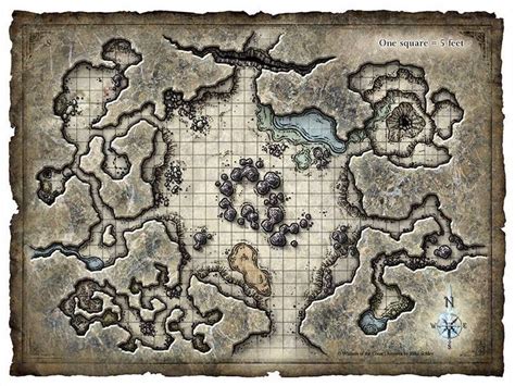 Image result for d&d cavern map | Pathfinder maps, Storm kings thunder ...