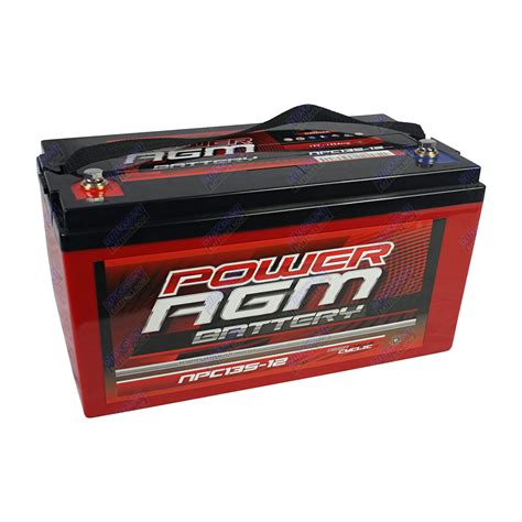 Power AGM Deep Cycle Battery 12V 135AH