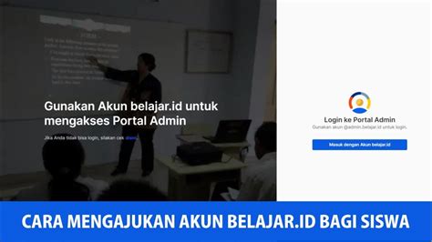 CARA MEMBUAT AKUN BELAJAR UNTUK SISWA - YouTube