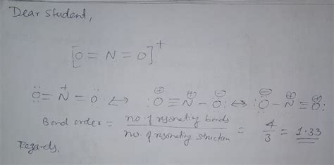 How to find Bond Order of (NO2)+ - Chemistry - - 13524081 | Meritnation.com