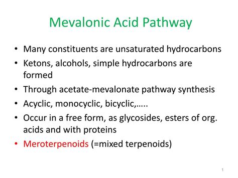 Ppt Mevalonic Acid Pathway Powerpoint Presentation Free To View | My ...