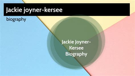 Jackie Joyner-Kersee Biography by Kathryn Wilk on Prezi