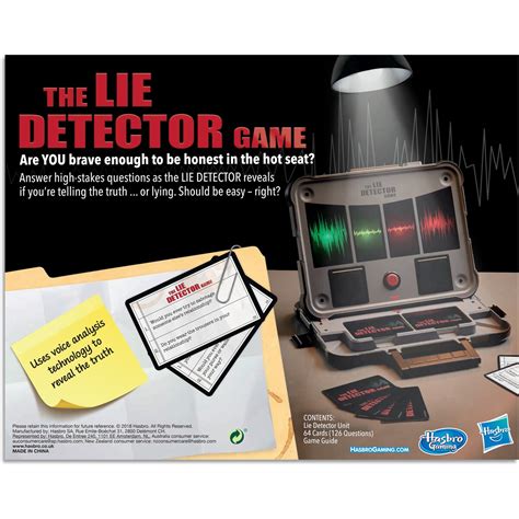 The Lie Detector Game | BIG W