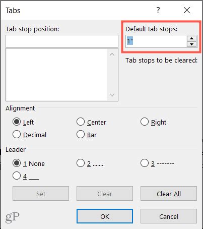 How to Set Up Tab Stops in Microsoft Word