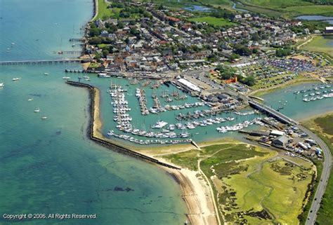 Yarmouth Harbour in Yarmouth, Isle of Wight, England, United Kingdom