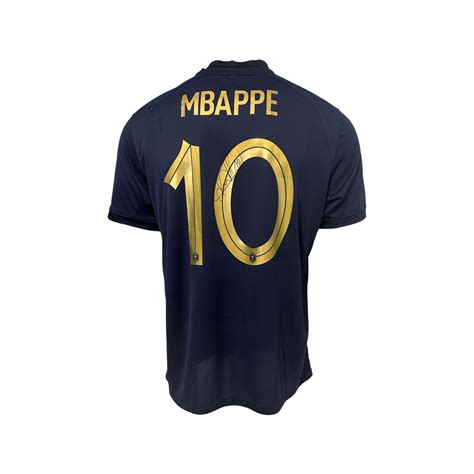 Kylian Mbappé Signed France & Lionel Messi Signed Argentina jerseys In ...