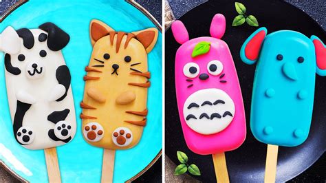 So Yummy Cake Pops Design 🍭🐱🐶 Colorful Cake Popsicles Recipe | Cake Pops Decorating Ideas - YouTube