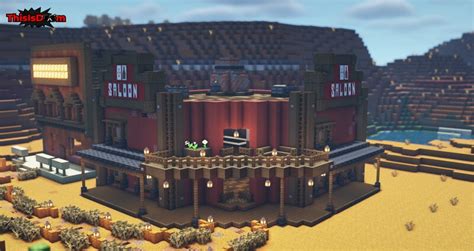 Old Western Saloon Minecraft