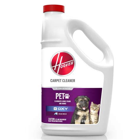 HOOVER 116 oz. Oxy Pet Carpet Cleaner Solution, 2x Concentrated Pet Stain and Odor Eliminator ...