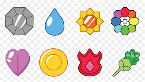 Kanto Badges Png