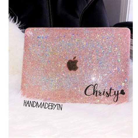 Rose Gold Glitter Macbook Case Macbook Pro 13 Case Macbook Pro | Etsy