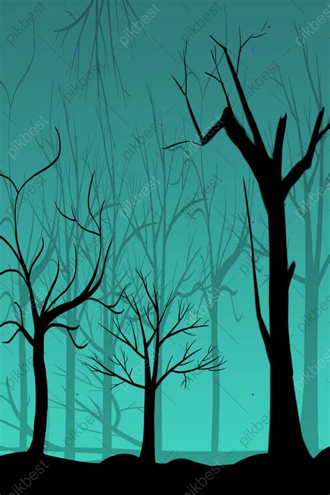 Drawing Outdoor Forest Night Scene Print Ads Backgrounds | PSD Free Download - Pikbest