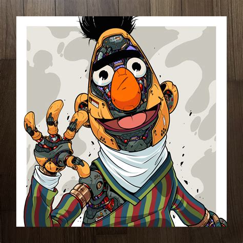 MECHASOUL BERT + ERNIE FINE ART PRINTS on Behance