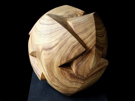 ORIGINAL Wood Sculpture "Knot II" // Modern Hand Carved Acacia Figurine ...