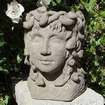 Medusa Head Planters and Flower Pots | Arizona Pottery Stone Mythical ...