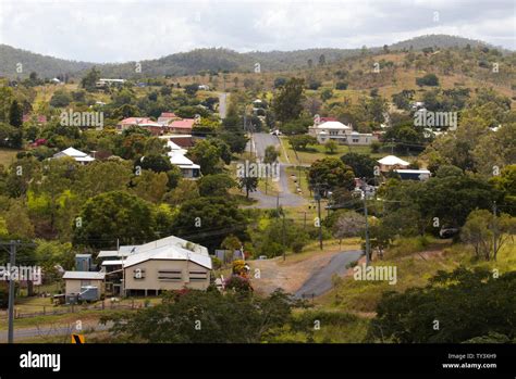 Mount Morgan Queensland Australia Stock Photo - Alamy